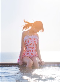 桜桃喵 草莓泳衣(3)
